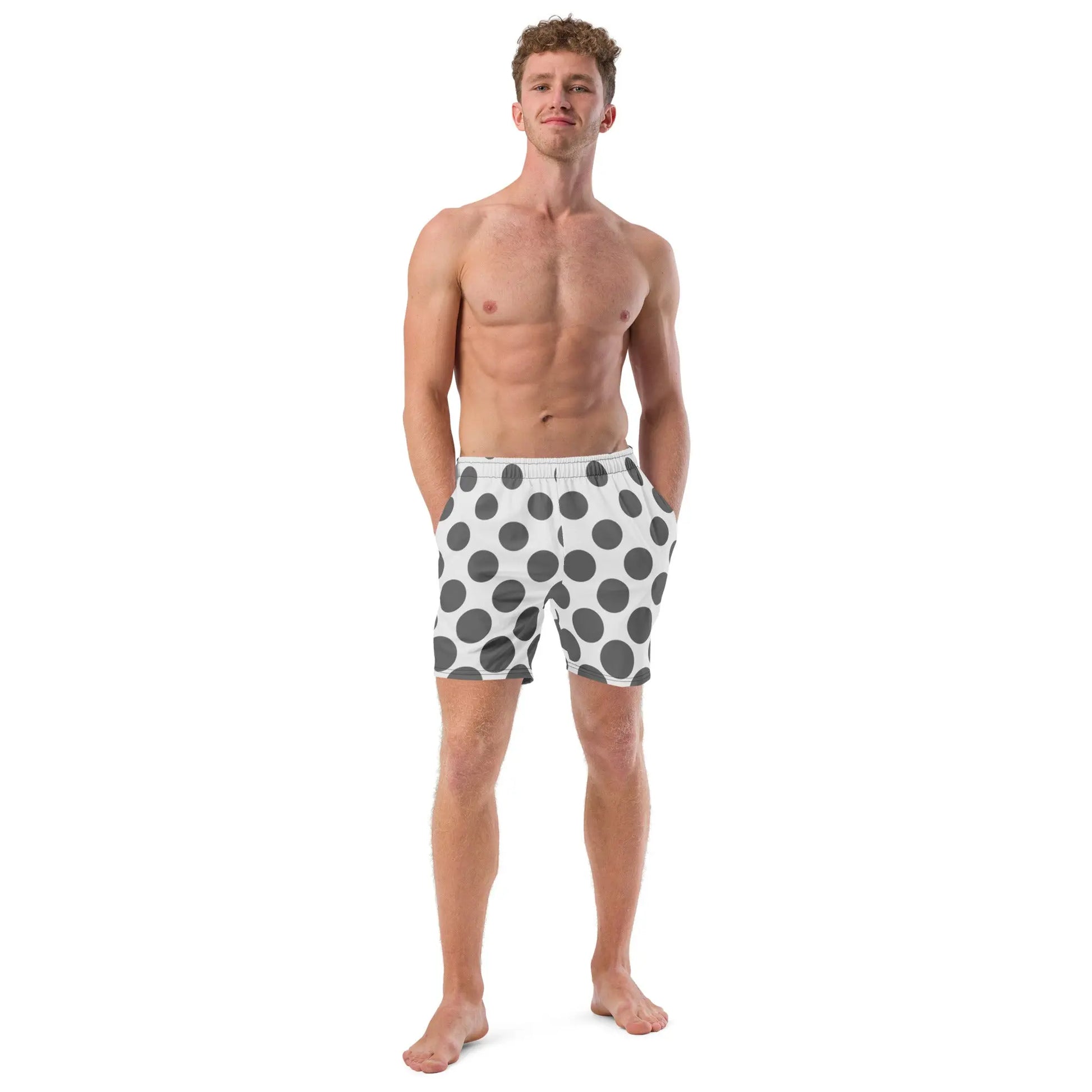 The PolkaDOT Swim Trunks - LeahCim Clothing