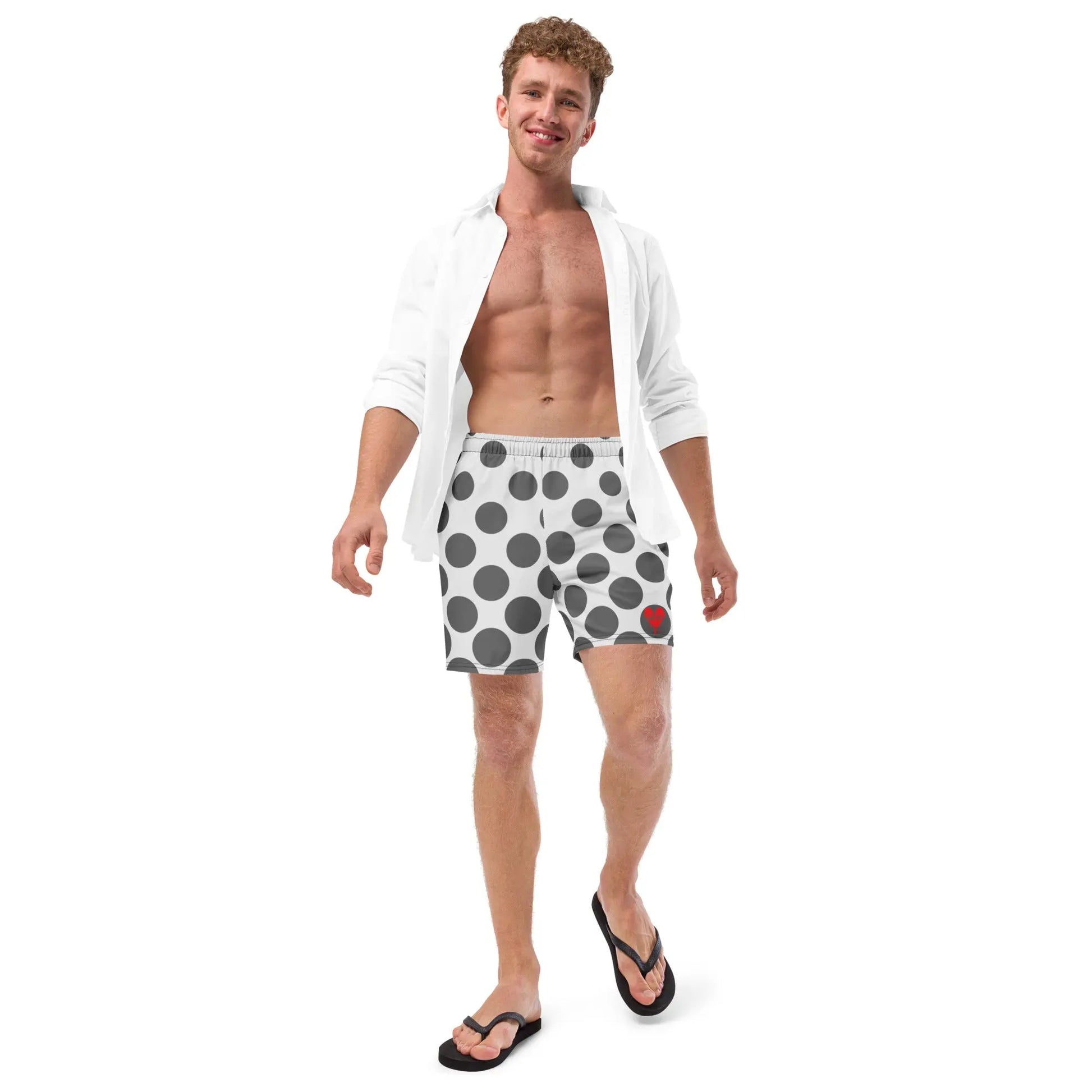 The PolkaDOT Swim Trunks - LeahCim Clothing