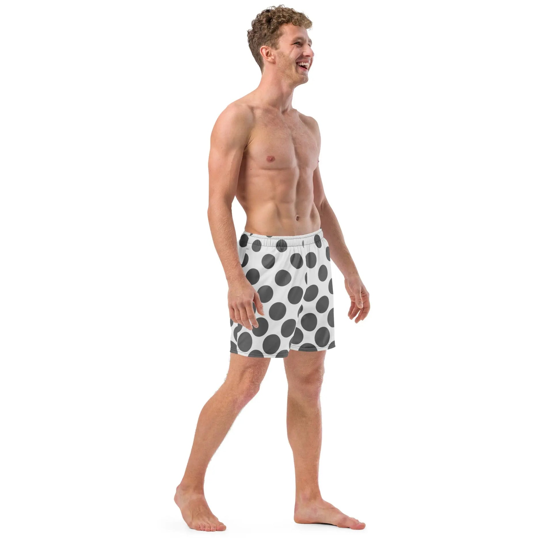 The PolkaDOT Swim Trunks - LeahCim Clothing