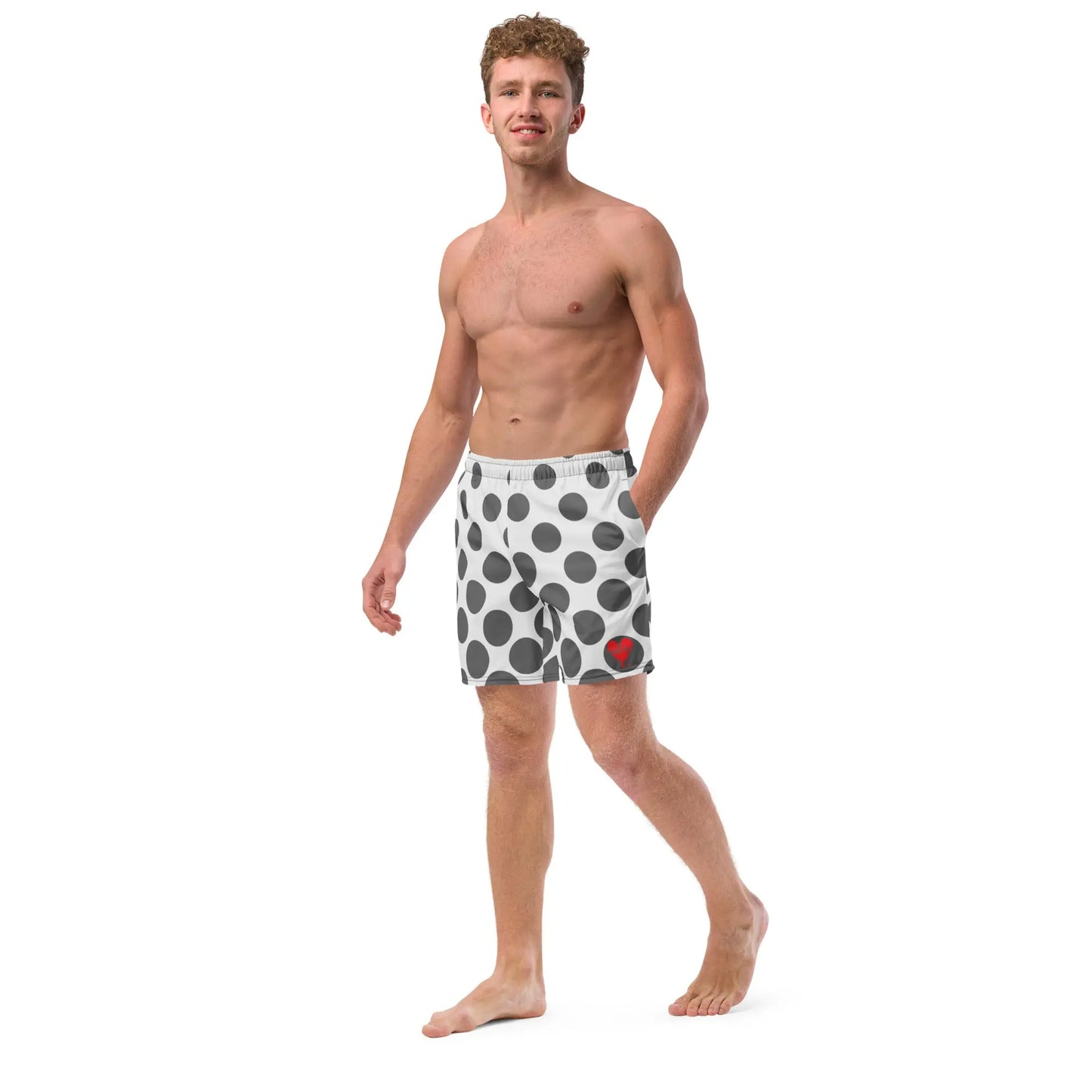 The PolkaDOT Swim Trunks - LeahCim Clothing